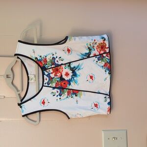 Cute printed cropped top